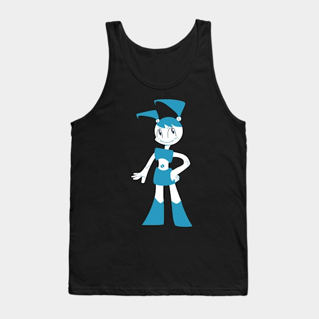 Robot Teenager Tank Top by sky665